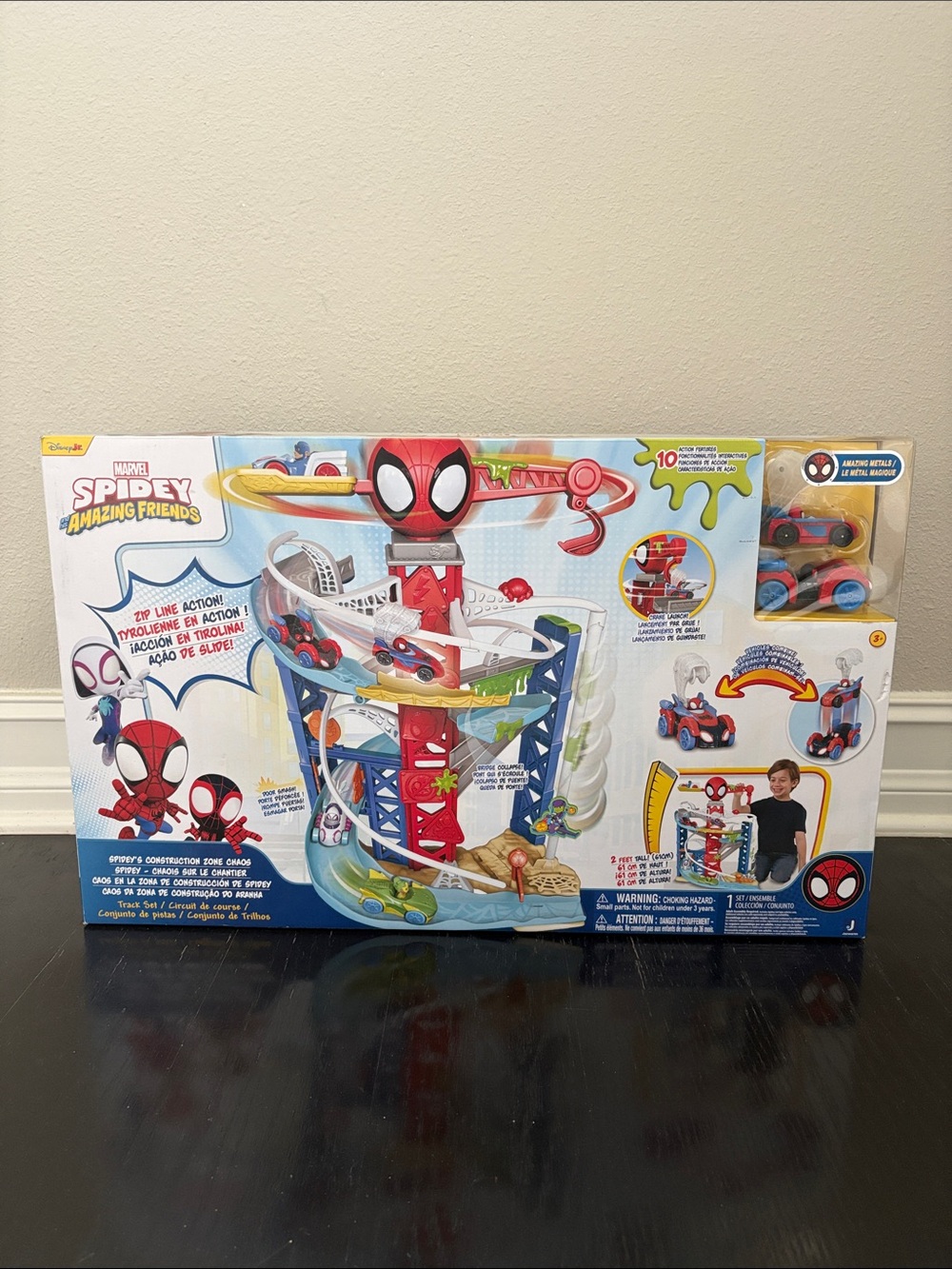 Disney Jr Marvel Spidey Amazing Friends - Spidey’s Construction Zone Chaos